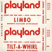 Playland Ride Ticket